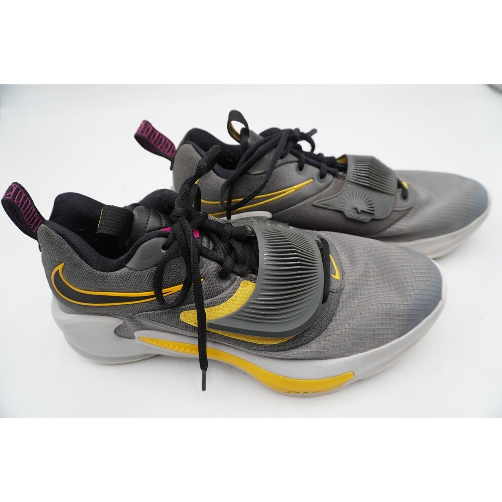 Nike Zoom Freak NBA Basketball Shoes DA0694 Iron Grey Black Mens 11.5 Fast Ship